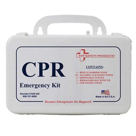 TOP SAFETY CPR Kit with Pocket Mask in plastic bag 640-402